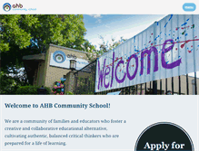 Tablet Screenshot of ahbcs.org
